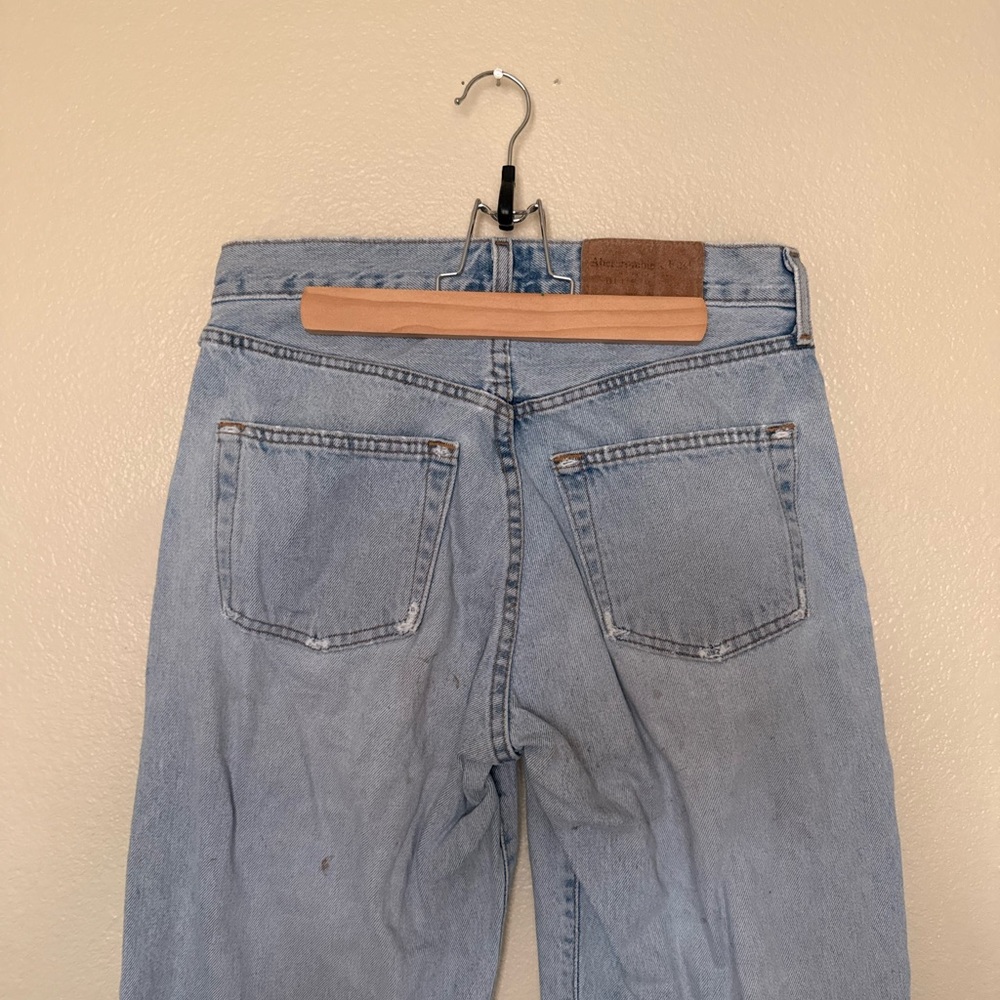 Abercrombie & Fitch Light Blue Women Jeans - Picture 9 of 10